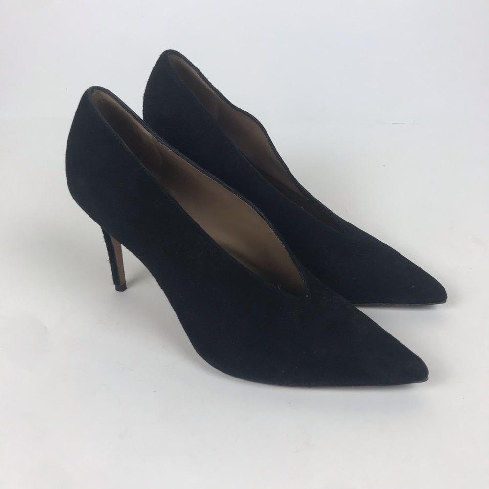 Vince Ankia Suede Pumps Black Size 8.5
